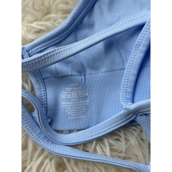Dfyne Dynamic Backless Sports Bra Sky Blue Size Small - Picture 7 of 7